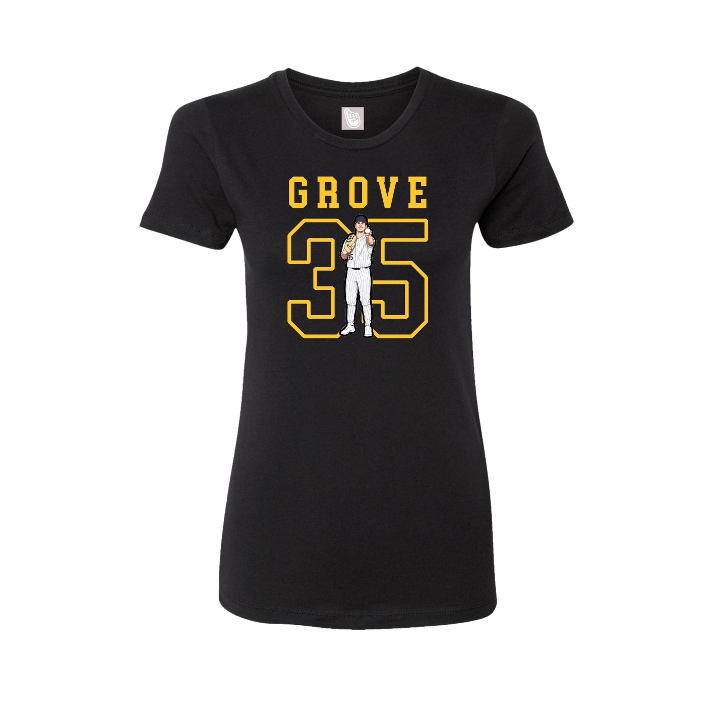 Fitted Women's Tee — Shirsey in Black