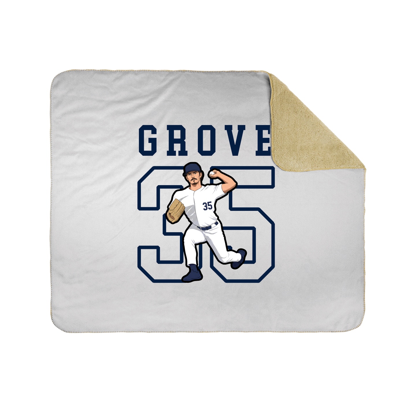 Throw Blanket — Shirsey in White