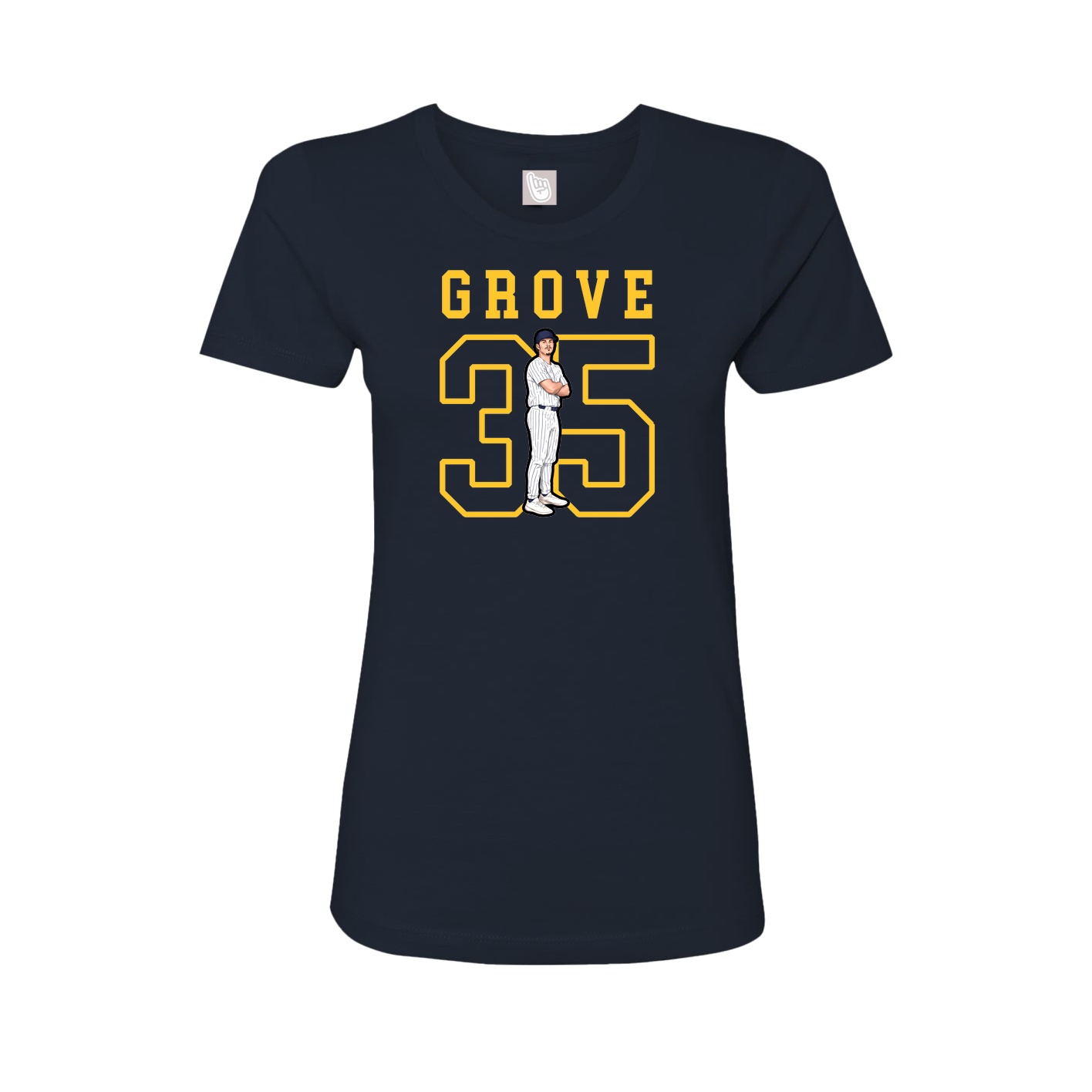 Fitted Women's Tee — Shirsey in Navy