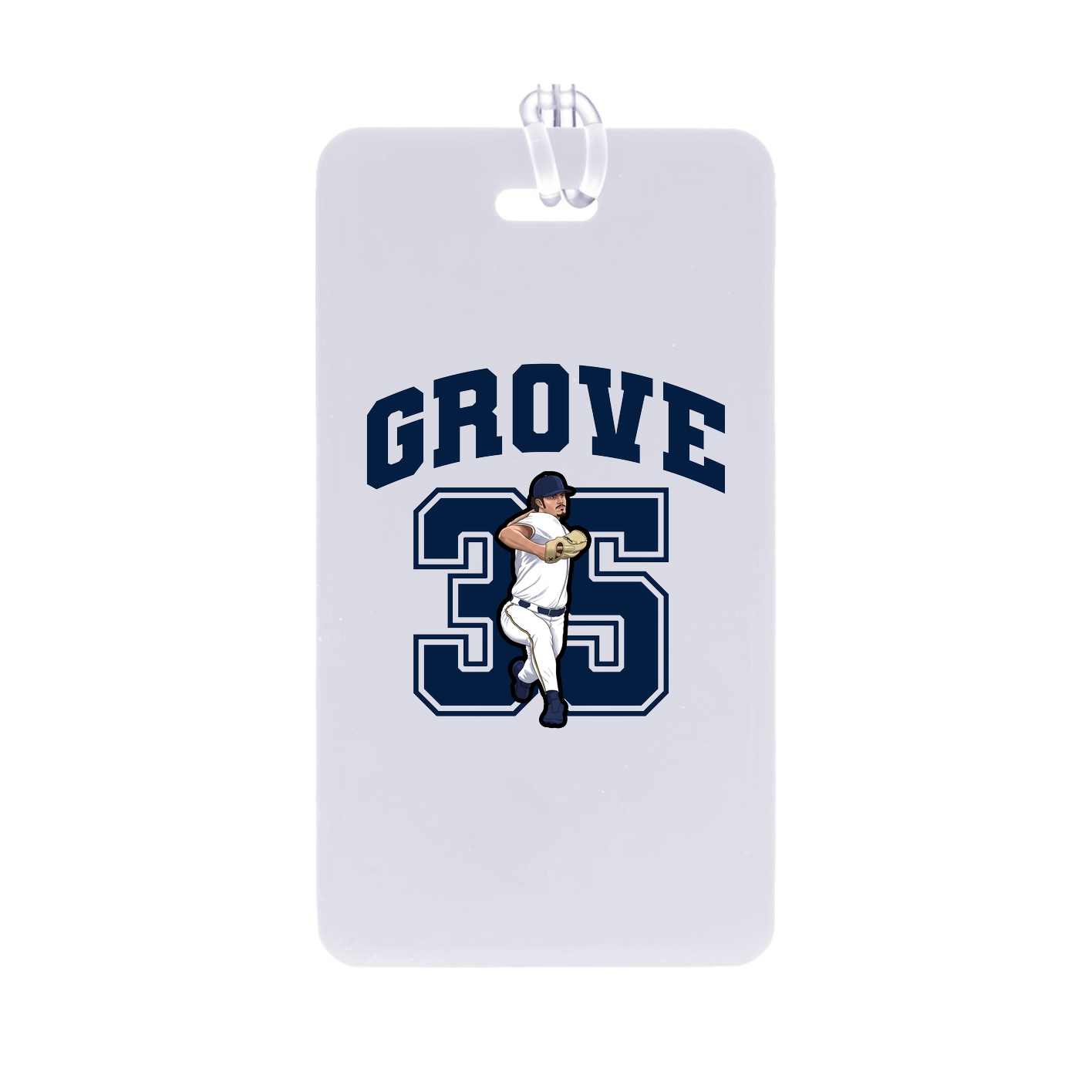 Bag Tag — Number in Classic
