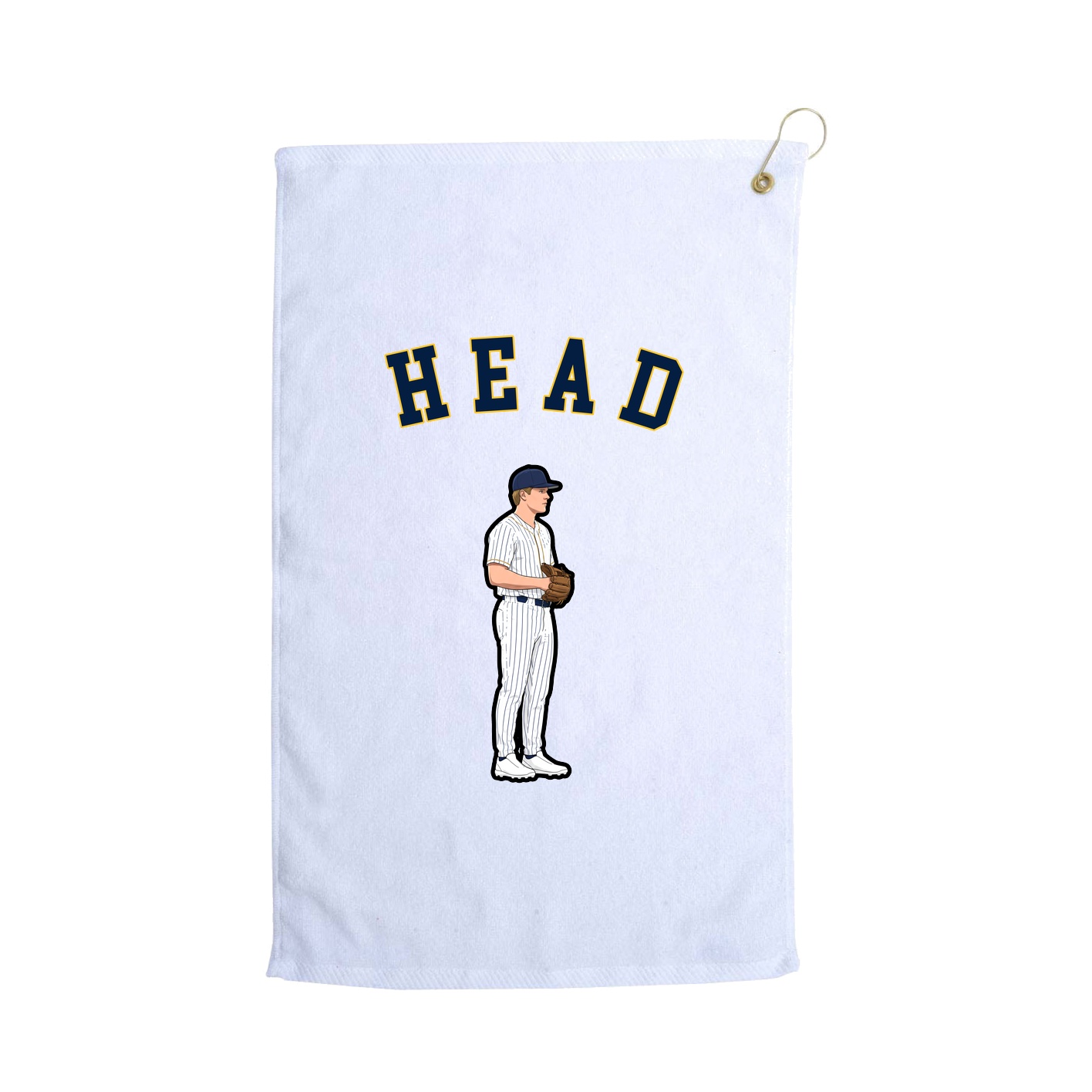 Golf Towel — Shirsey Arch in White