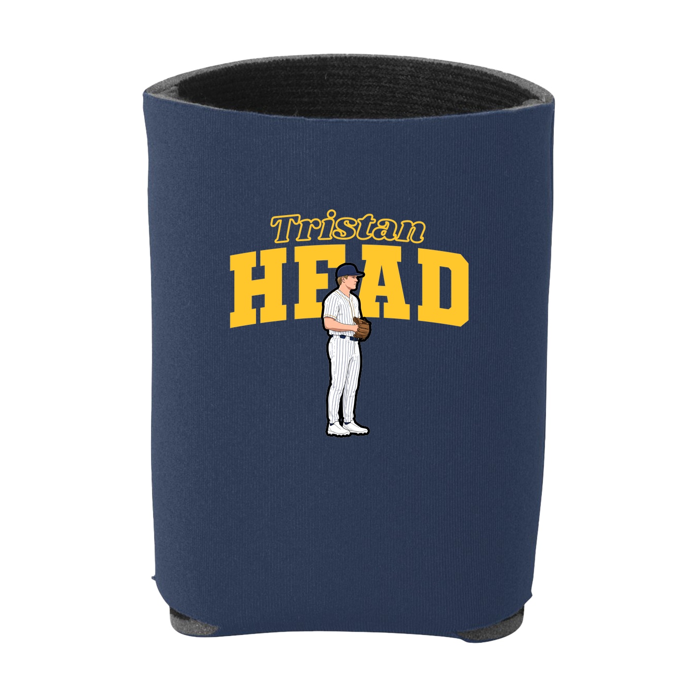 Can Holder — Name Arch in Navy