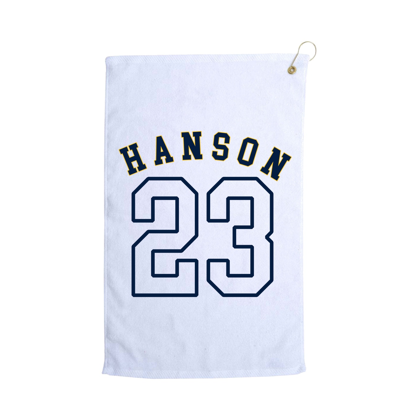 Golf Towel — Shirsey Arch in White