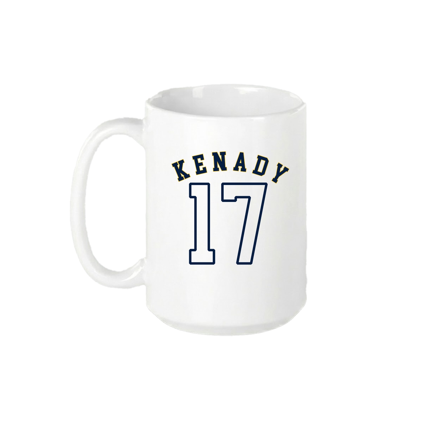 15oz Coffee Mug — Shirsey Arch in White