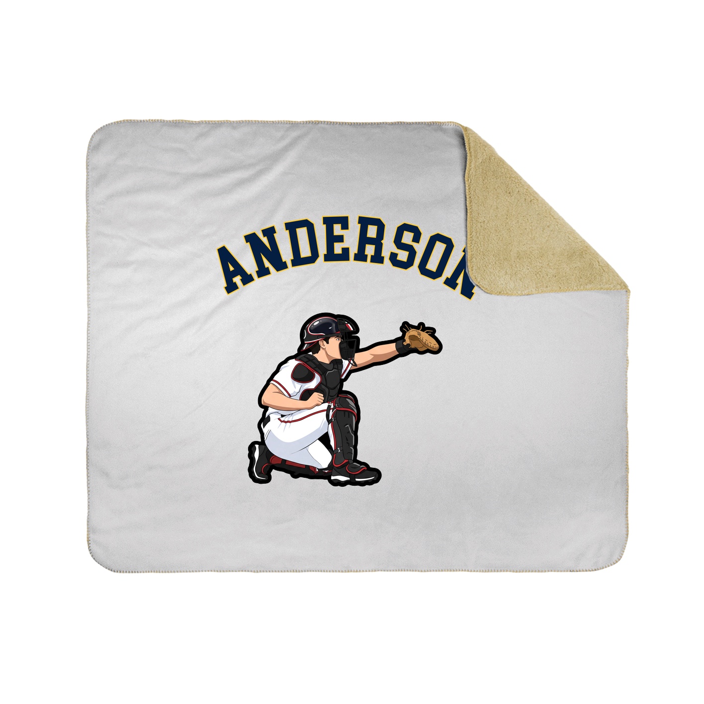 50x60 Sherpa Lined Throw Blanket