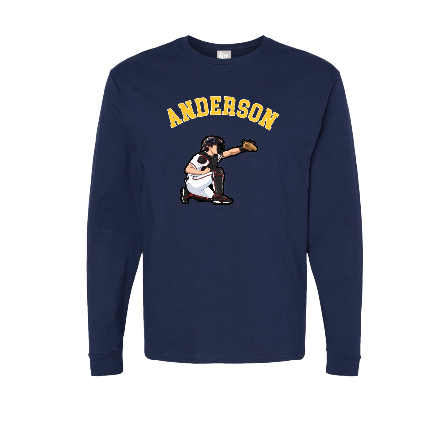 Long Sleeve Tee — Shirsey Arch in Navy