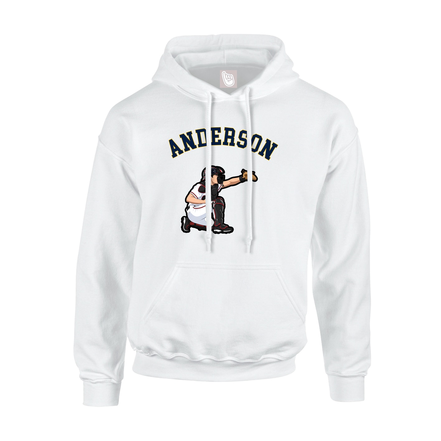 Hoodie — Shirsey Arch in White