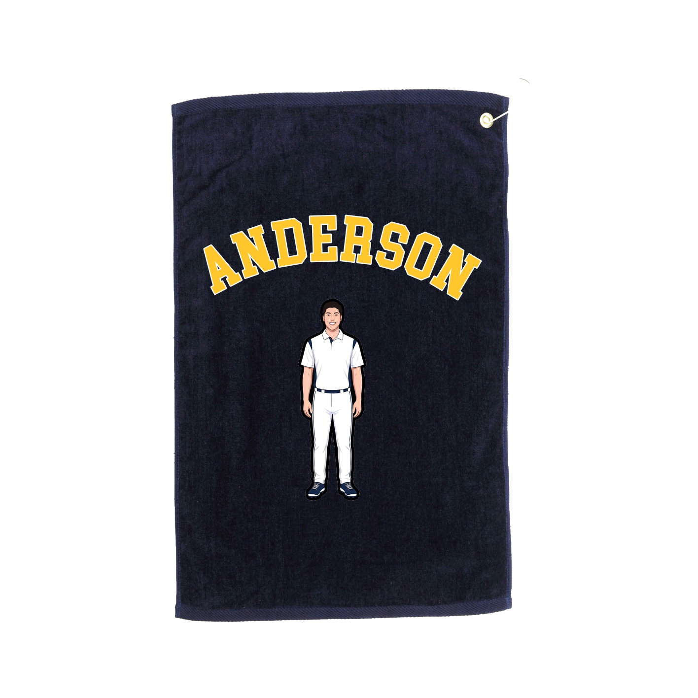 Golf Towel — Shirsey Arch in Navy