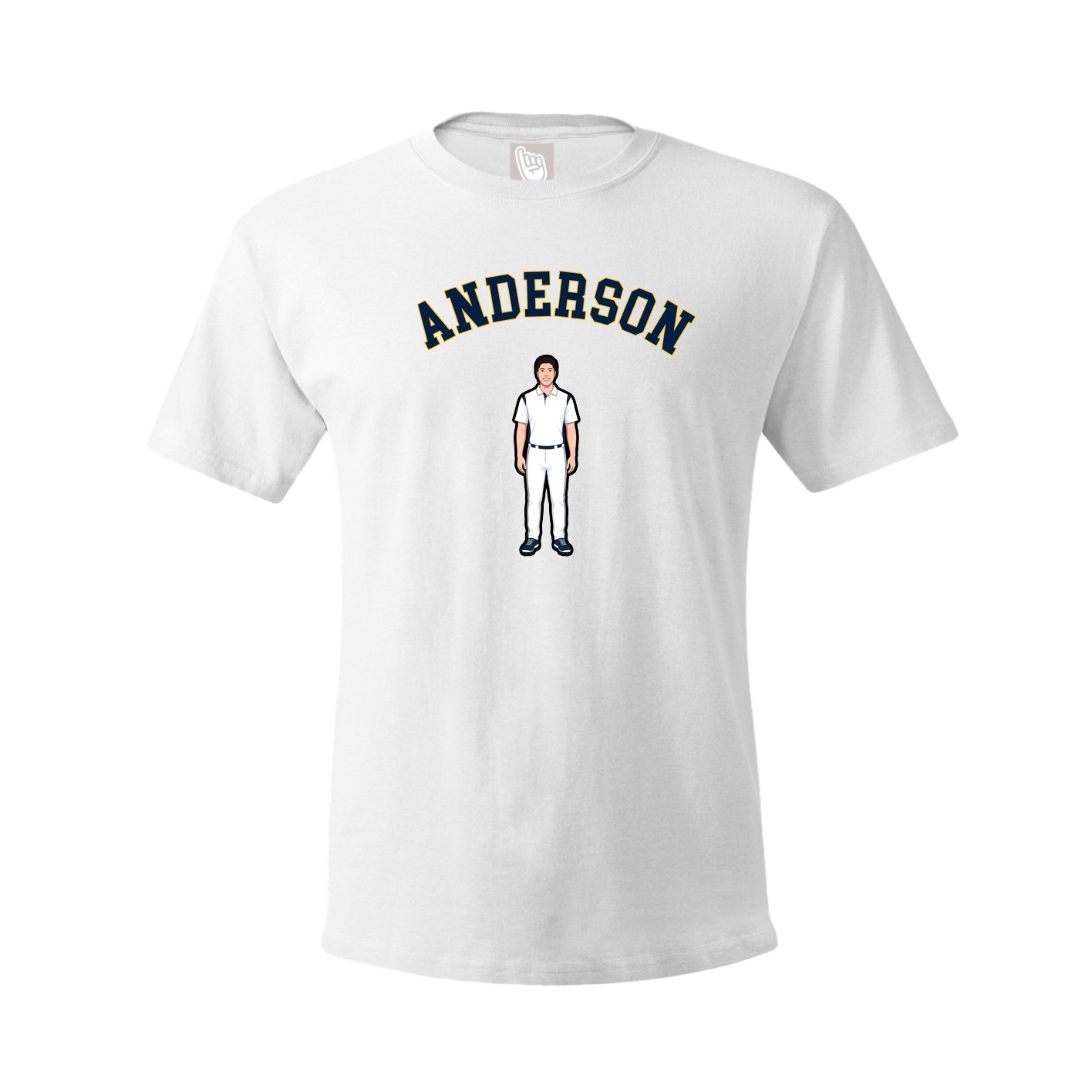 Youth Tee — Shirsey Arch in White