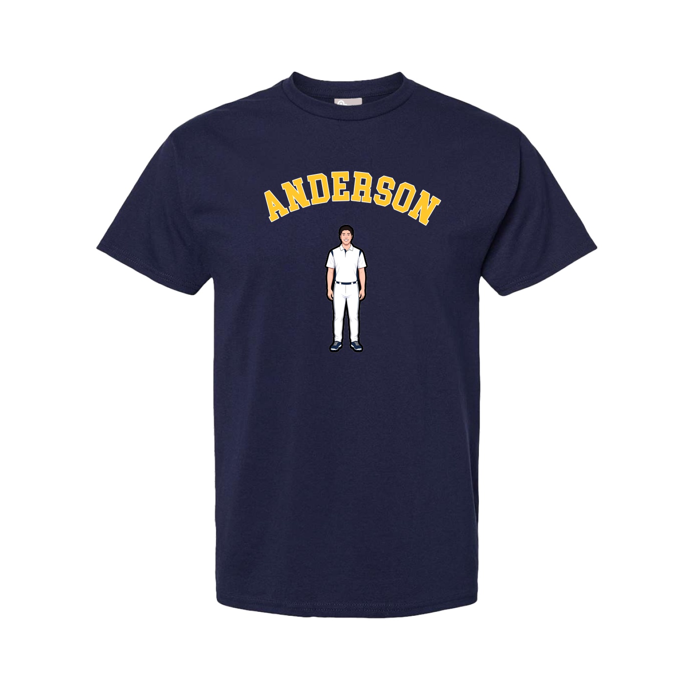Youth Tee — Shirsey Arch in Navy