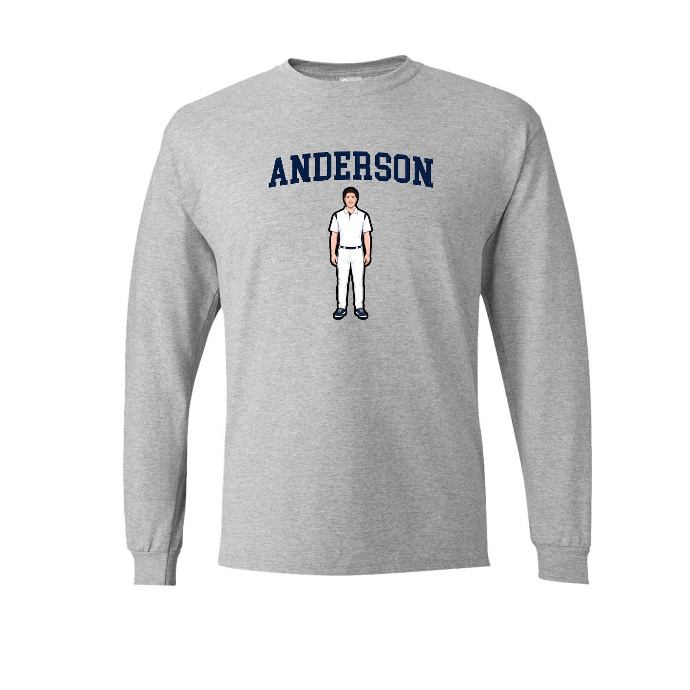 Long Sleeve Tee — Shirsey in Grey