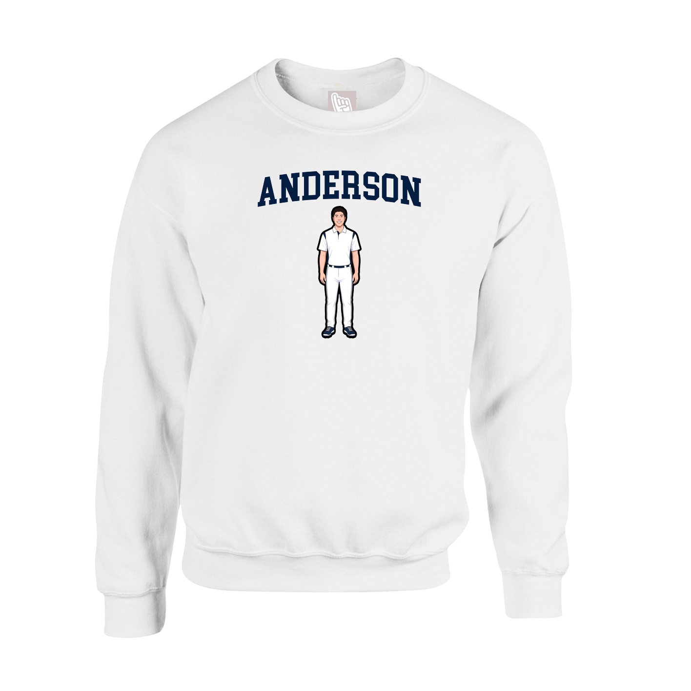 Fleece Crew — Shirsey in White