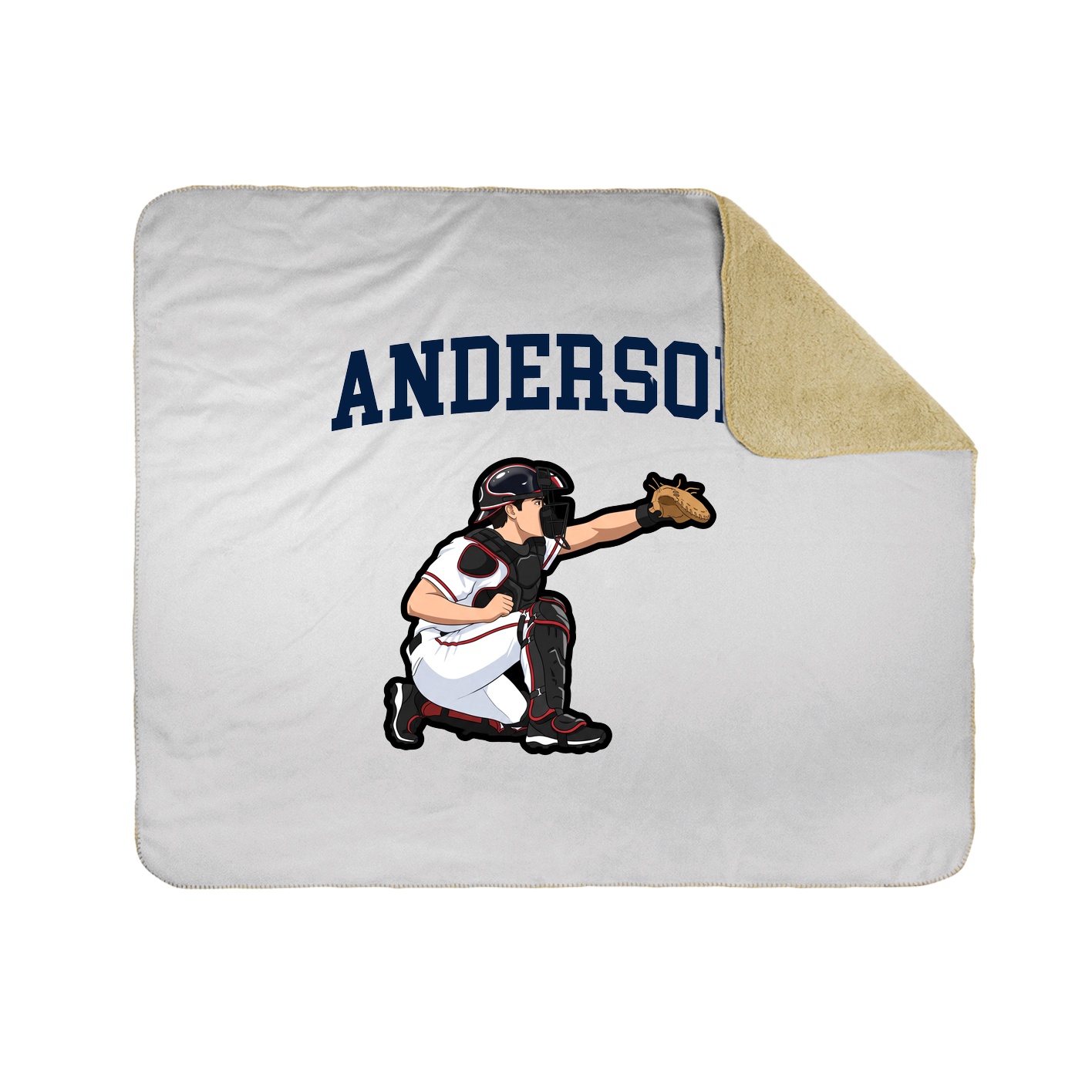 50x60 Sherpa Lined Throw Blanket