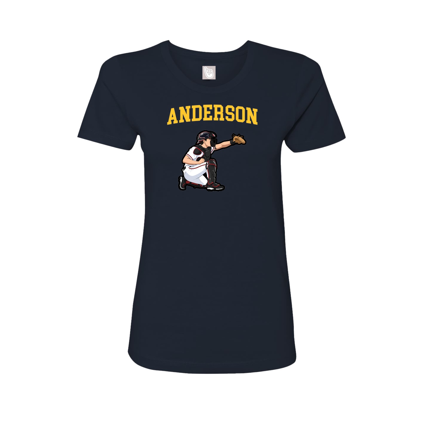 Fitted Women's Tee — Shirsey in Navy