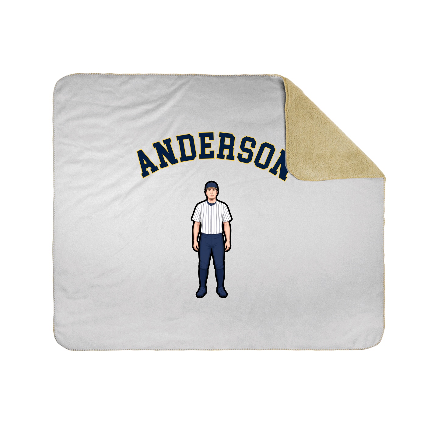 50x60 Sherpa Lined Throw Blanket