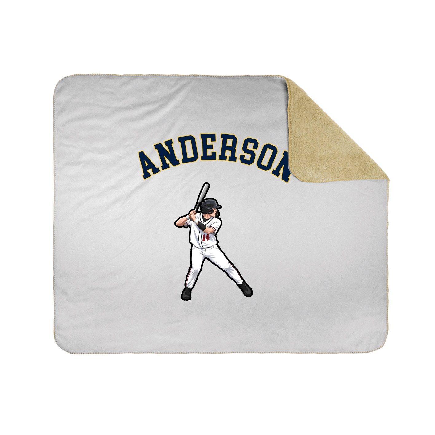 50x60 Sherpa Lined Throw Blanket