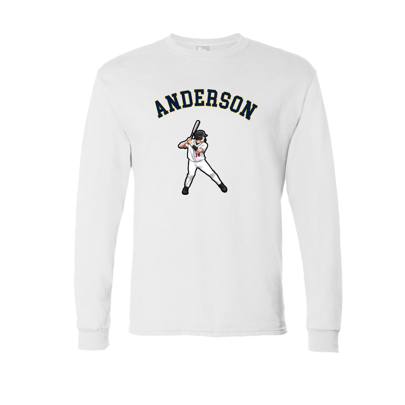 Long Sleeve Tee — Shirsey Arch in White