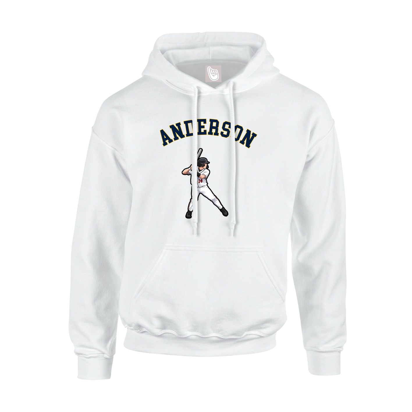 Youth Hoodie — Shirsey Arch in White