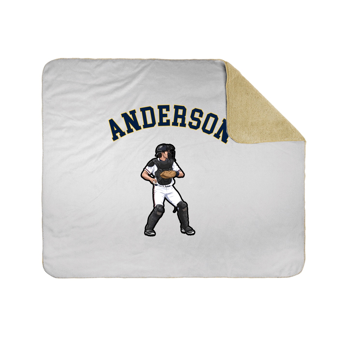 50x60 Sherpa Lined Throw Blanket