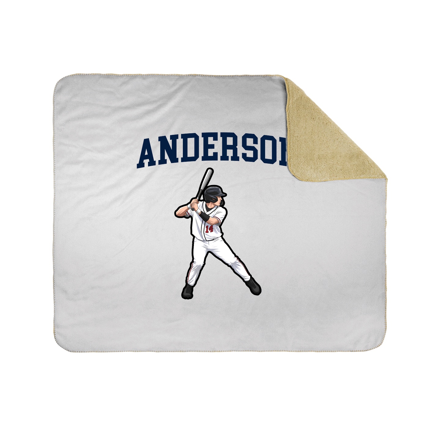 50x60 Sherpa Lined Throw Blanket