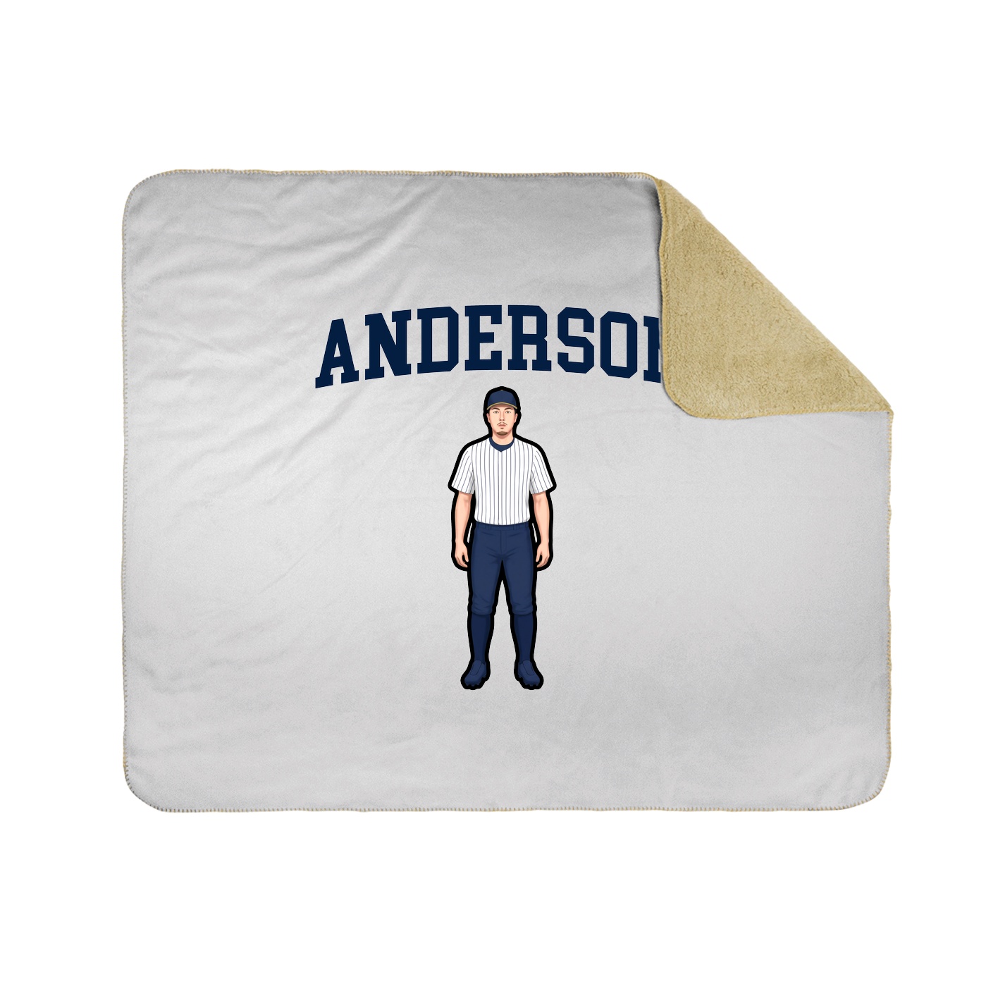 50x60 Sherpa Lined Throw Blanket