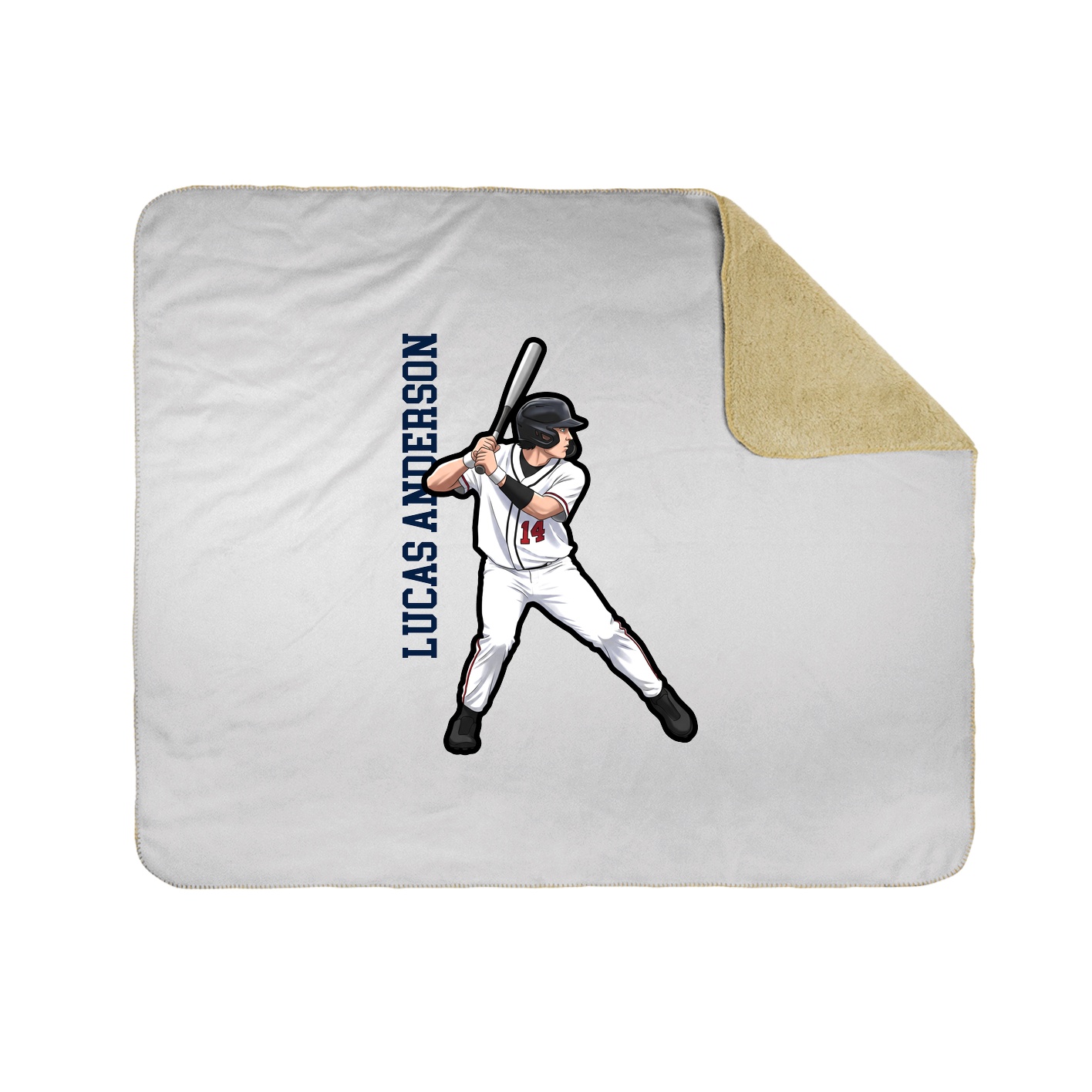 50x60 Sherpa Lined Throw Blanket