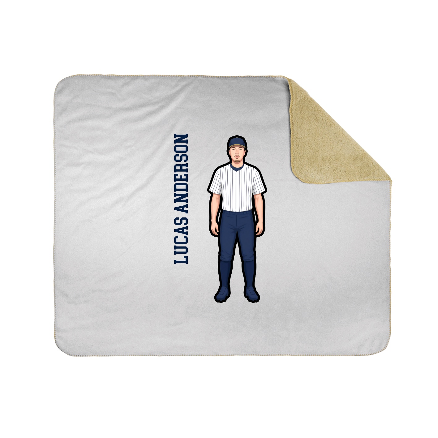 50x60 Sherpa Lined Throw Blanket