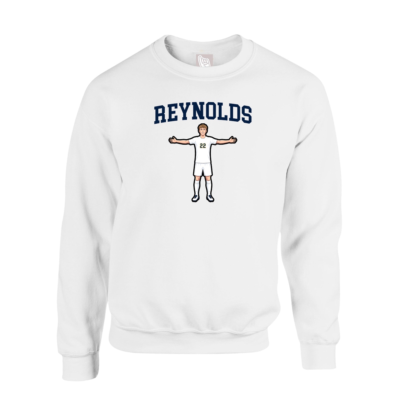 Fleece Crew — Shirsey in White