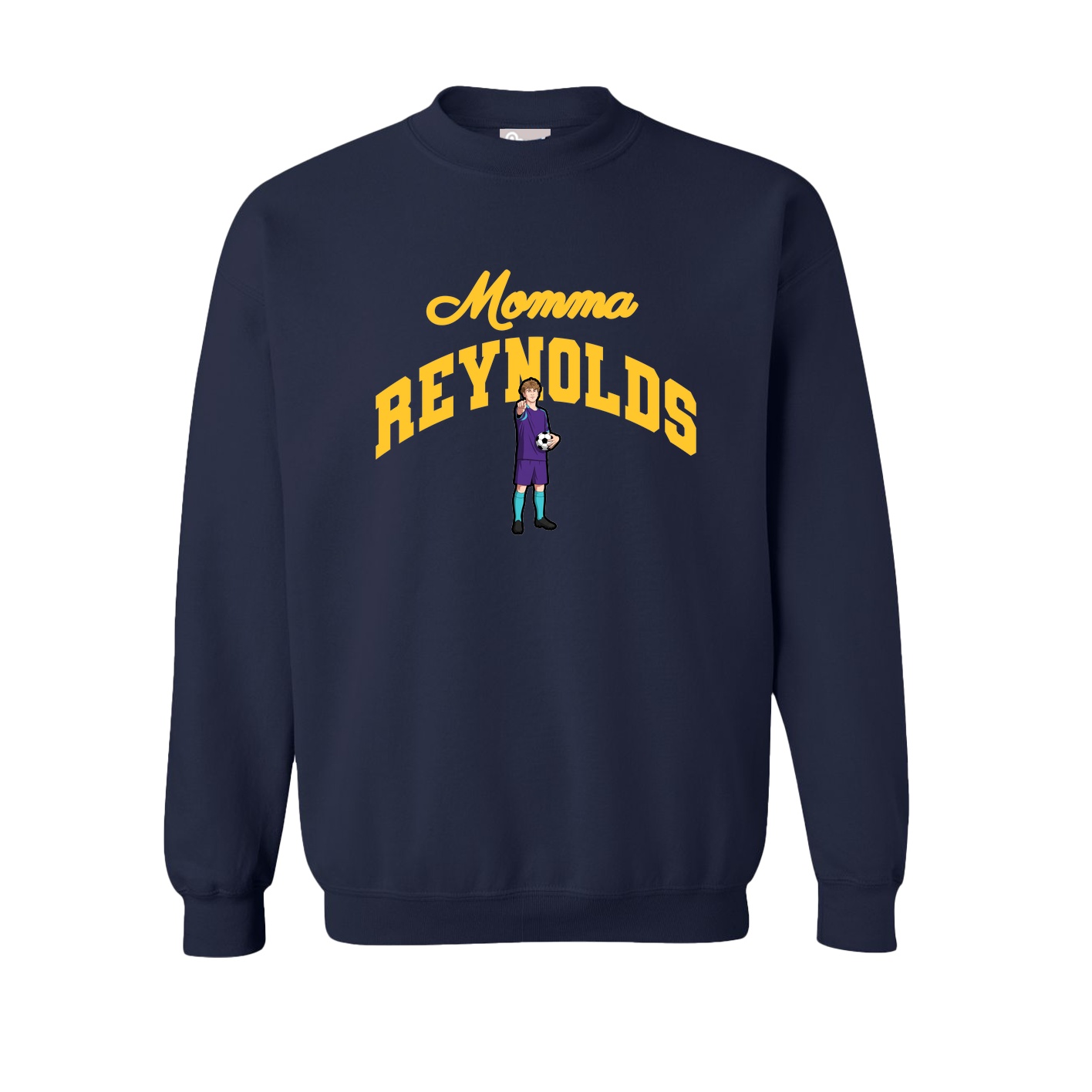 Fleece Crew — Mothers Day Arch in Navy