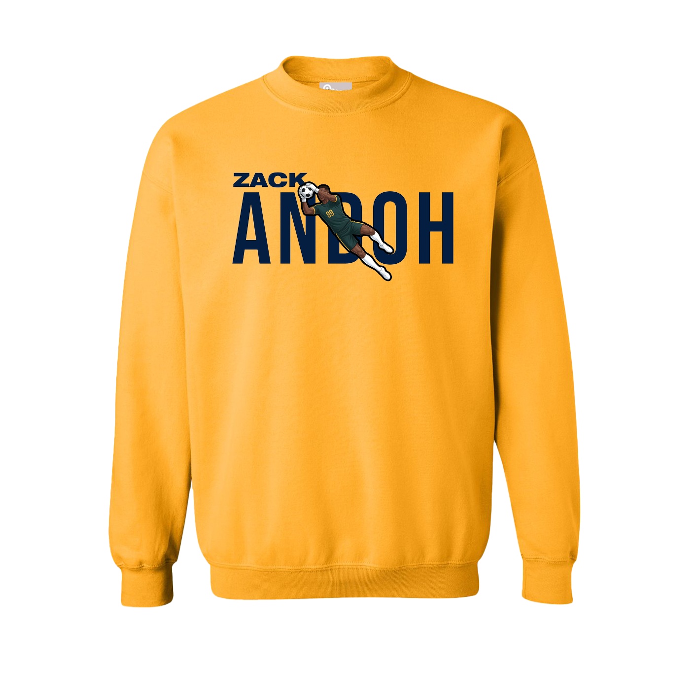 Fleece Crew — Player Name in Gold