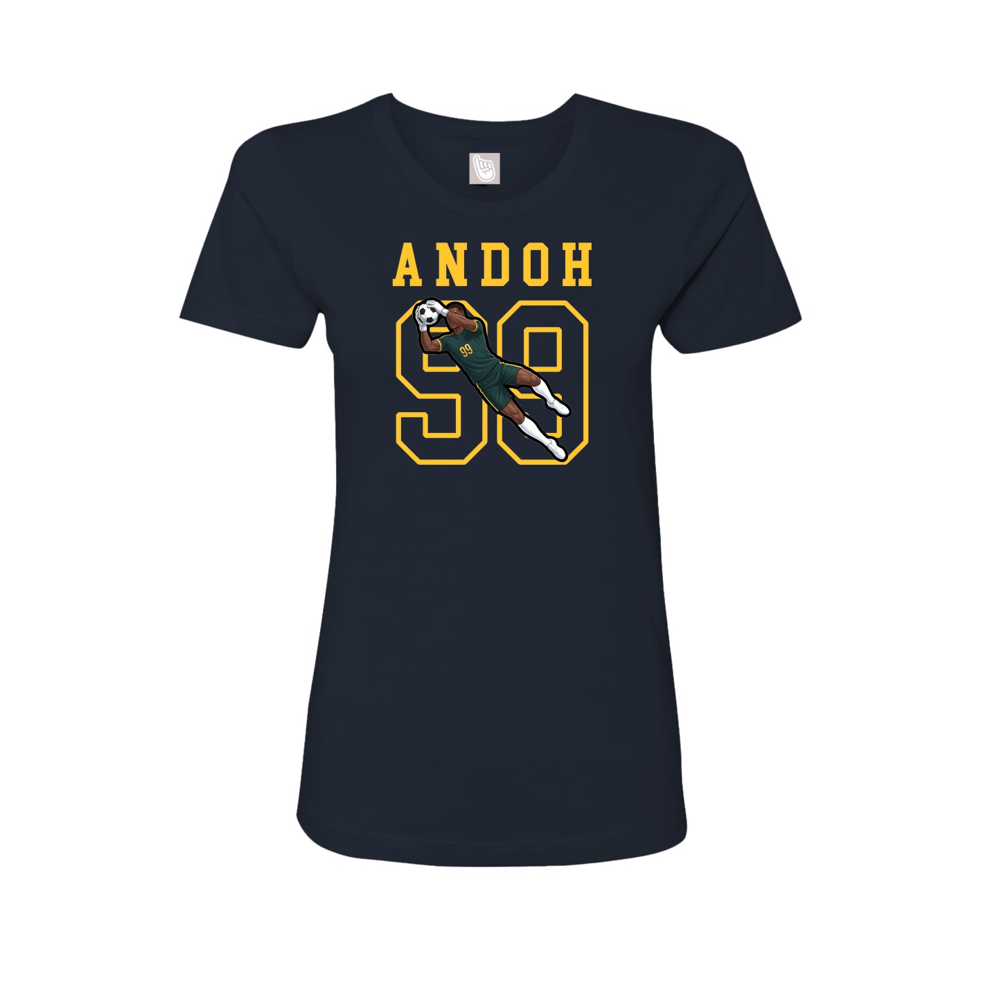 Fitted Women's Tee — Shirsey in Navy