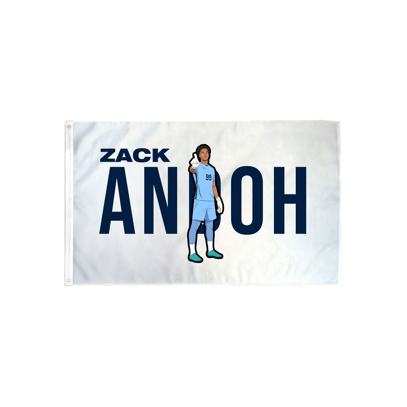 3x5 Flag — Player Name in Classic