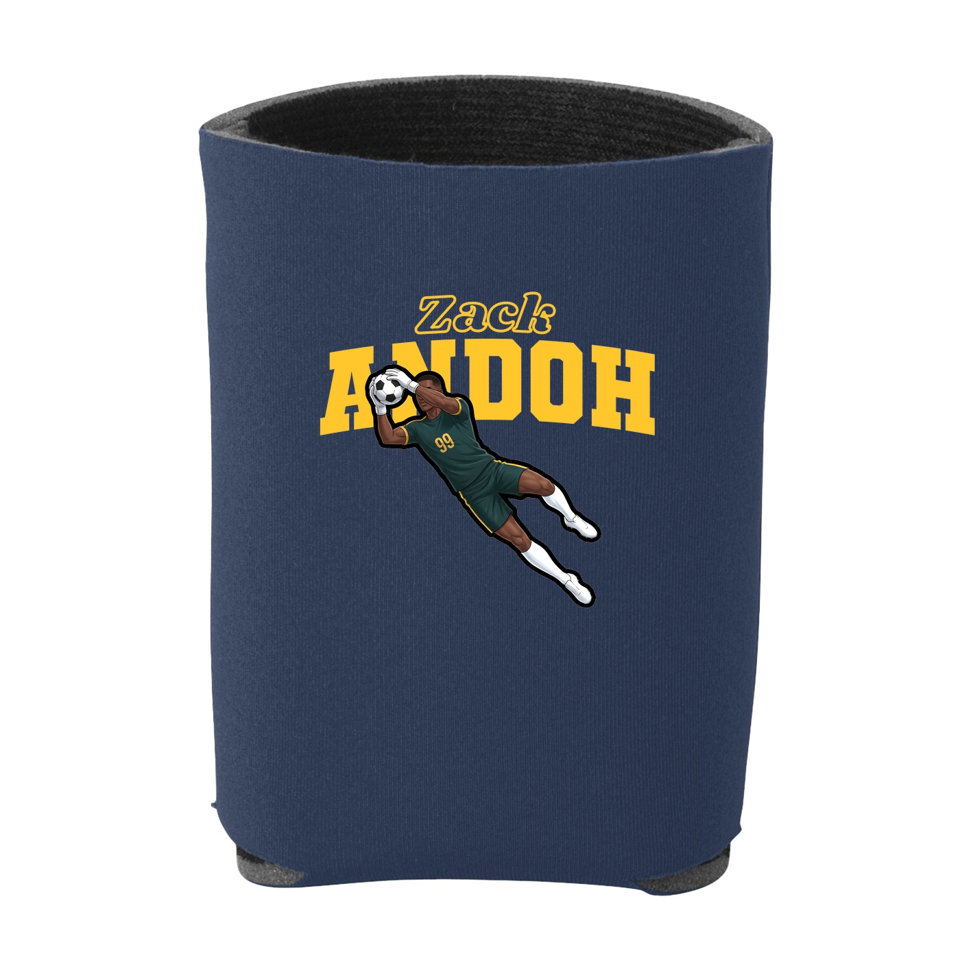 Can Holder — Name Arch in Navy