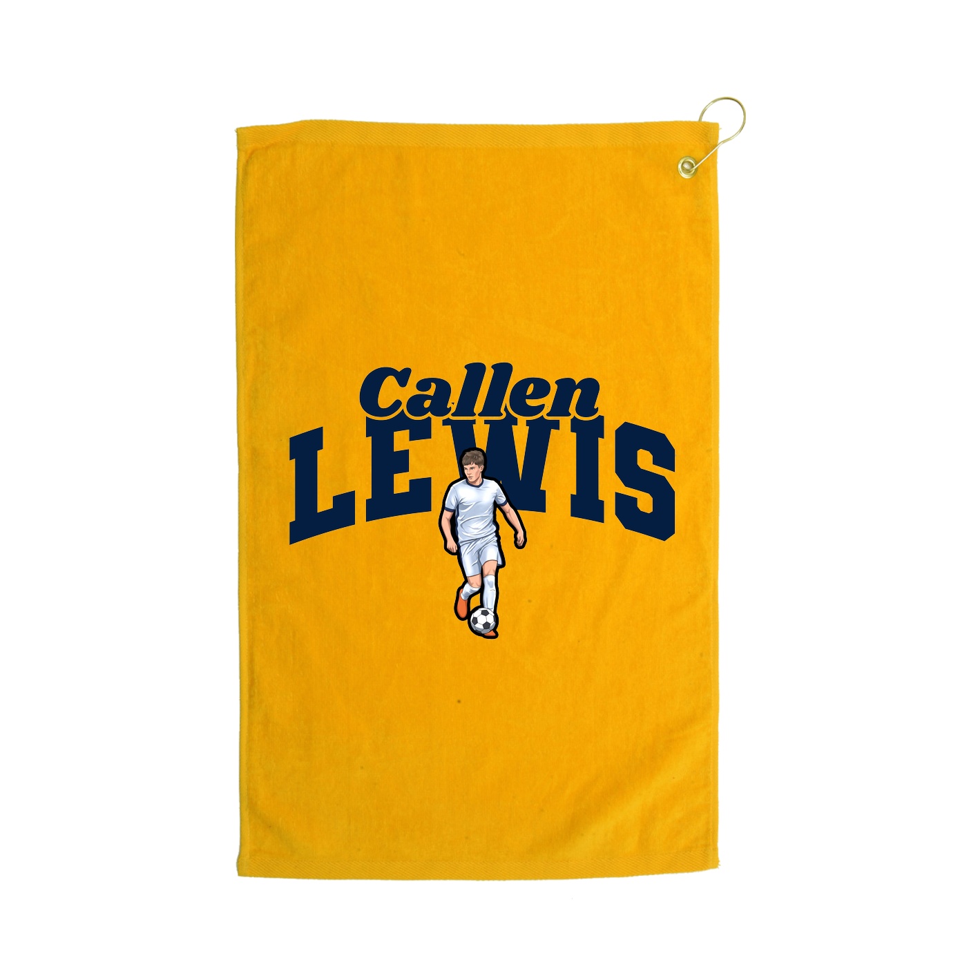 Golf Towel — Signature Arch in Gold