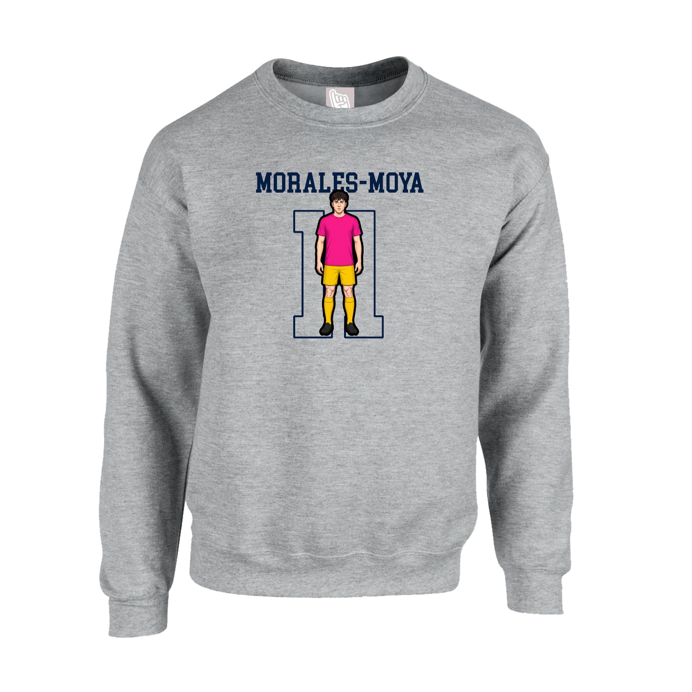 Fleece Crew — Shirsey in Grey
