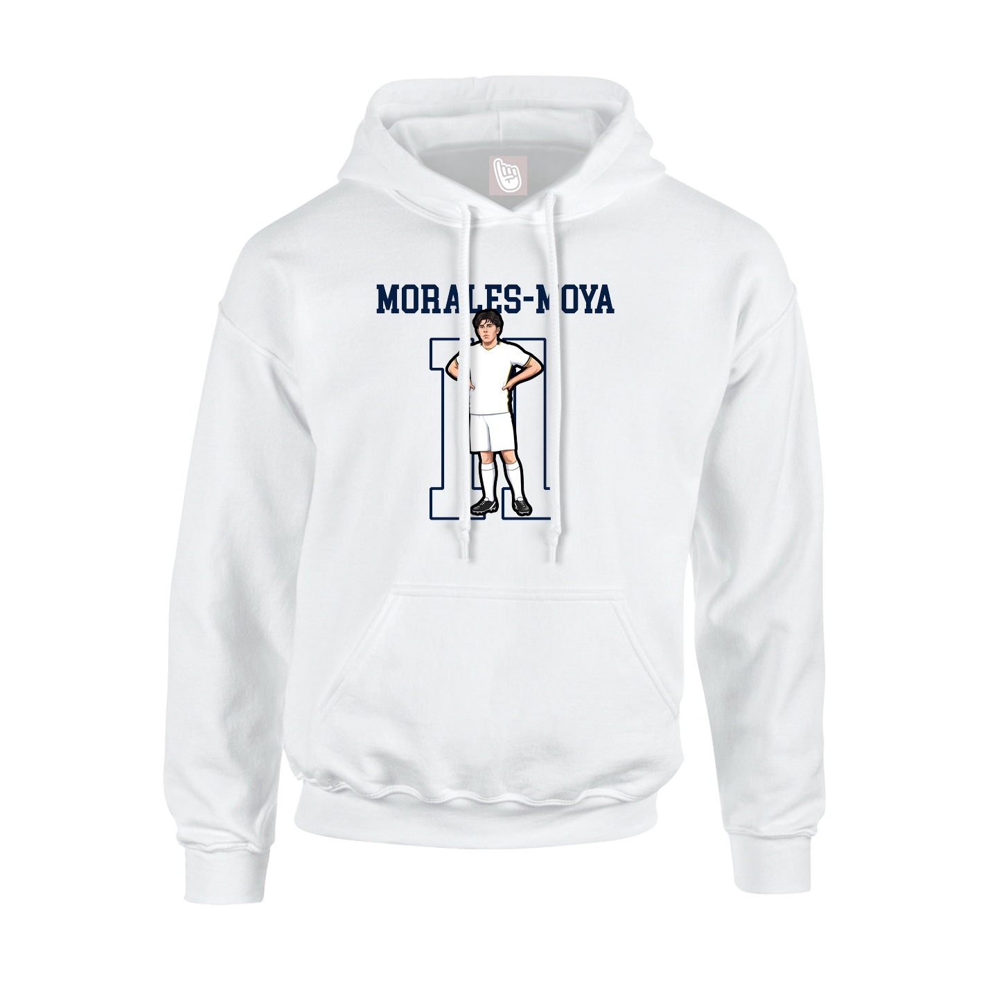 Hoodie — Shirsey in White