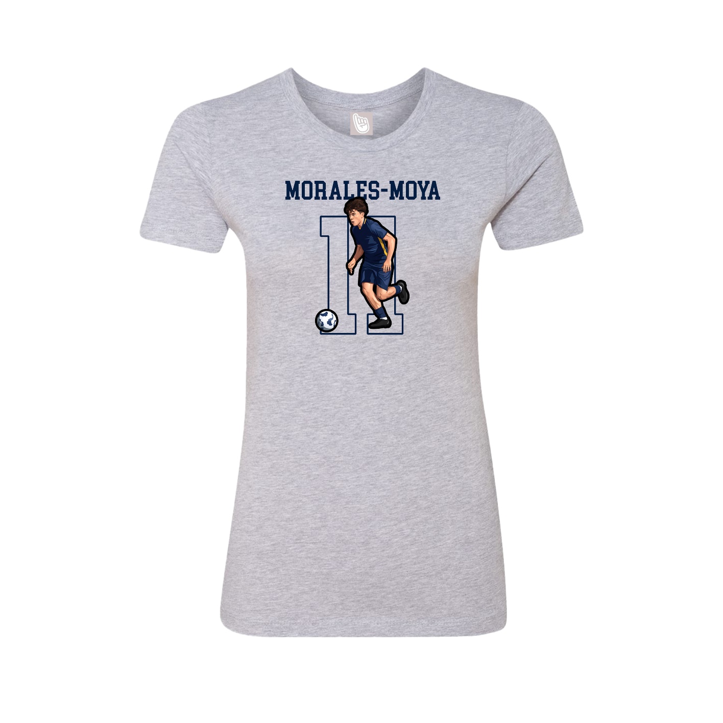 Fitted Women's Tee — Shirsey in Grey
