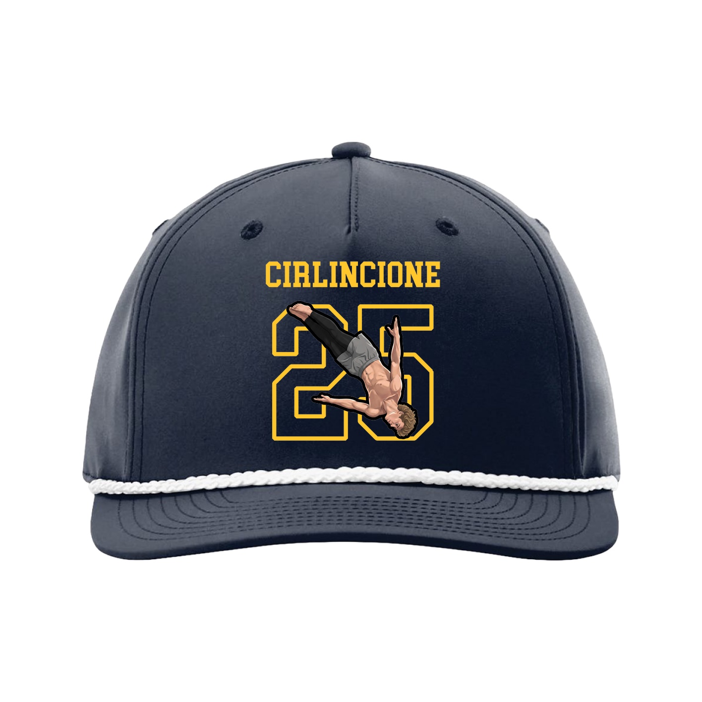 Five-Panel Classic Rope Cap — Shirsey in Navy