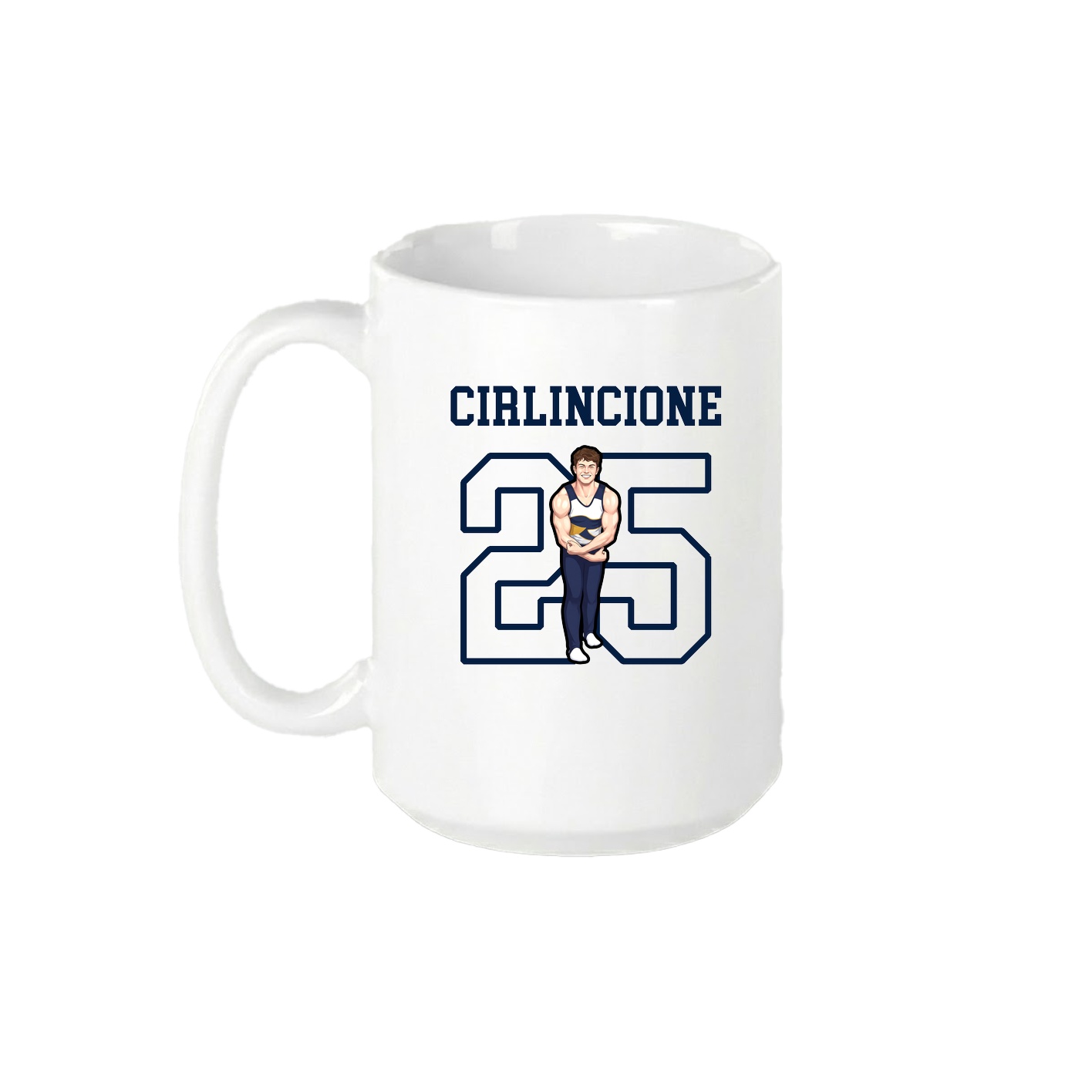 15oz Coffee Mug — Shirsey in White