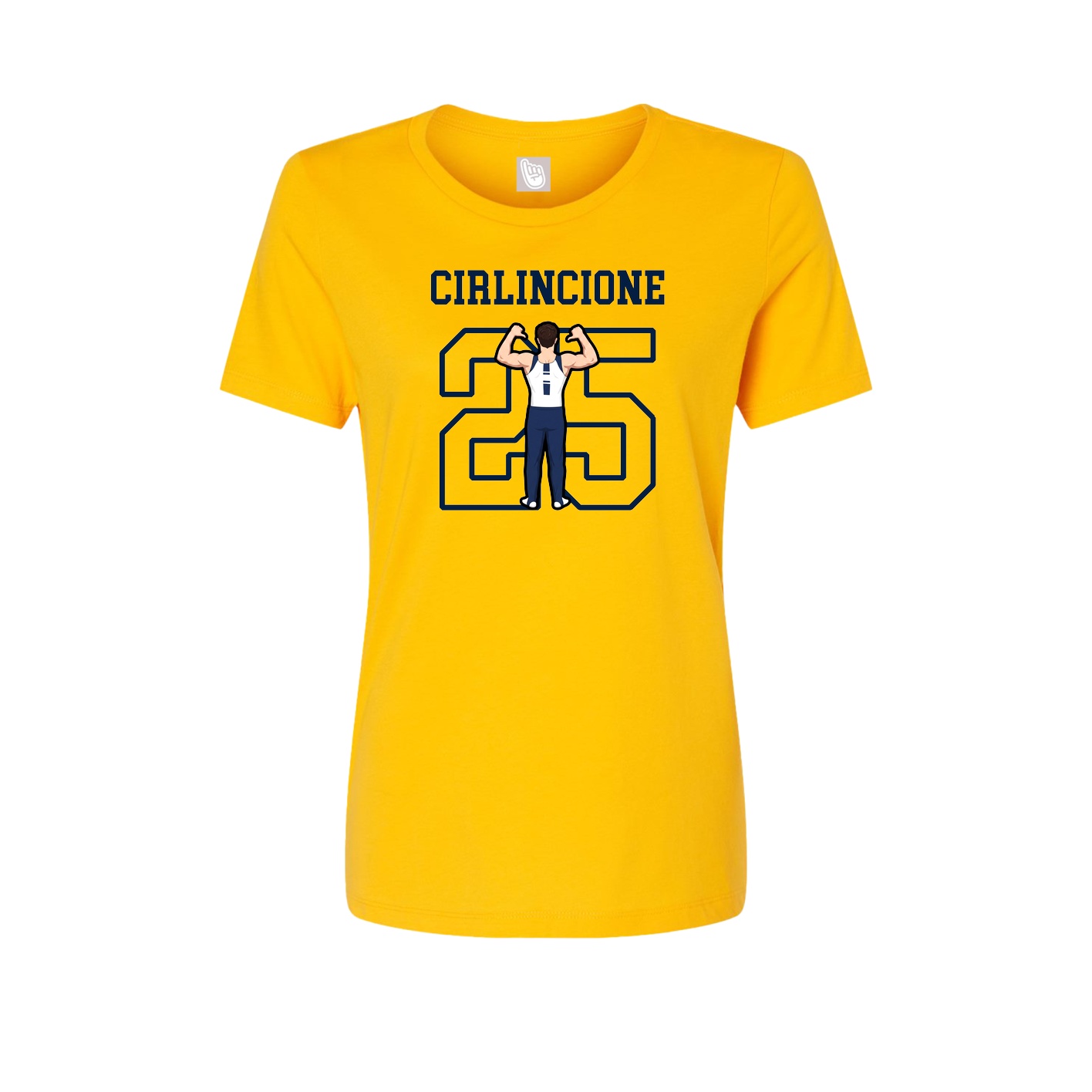 Fitted Women's Tee — Shirsey in Gold