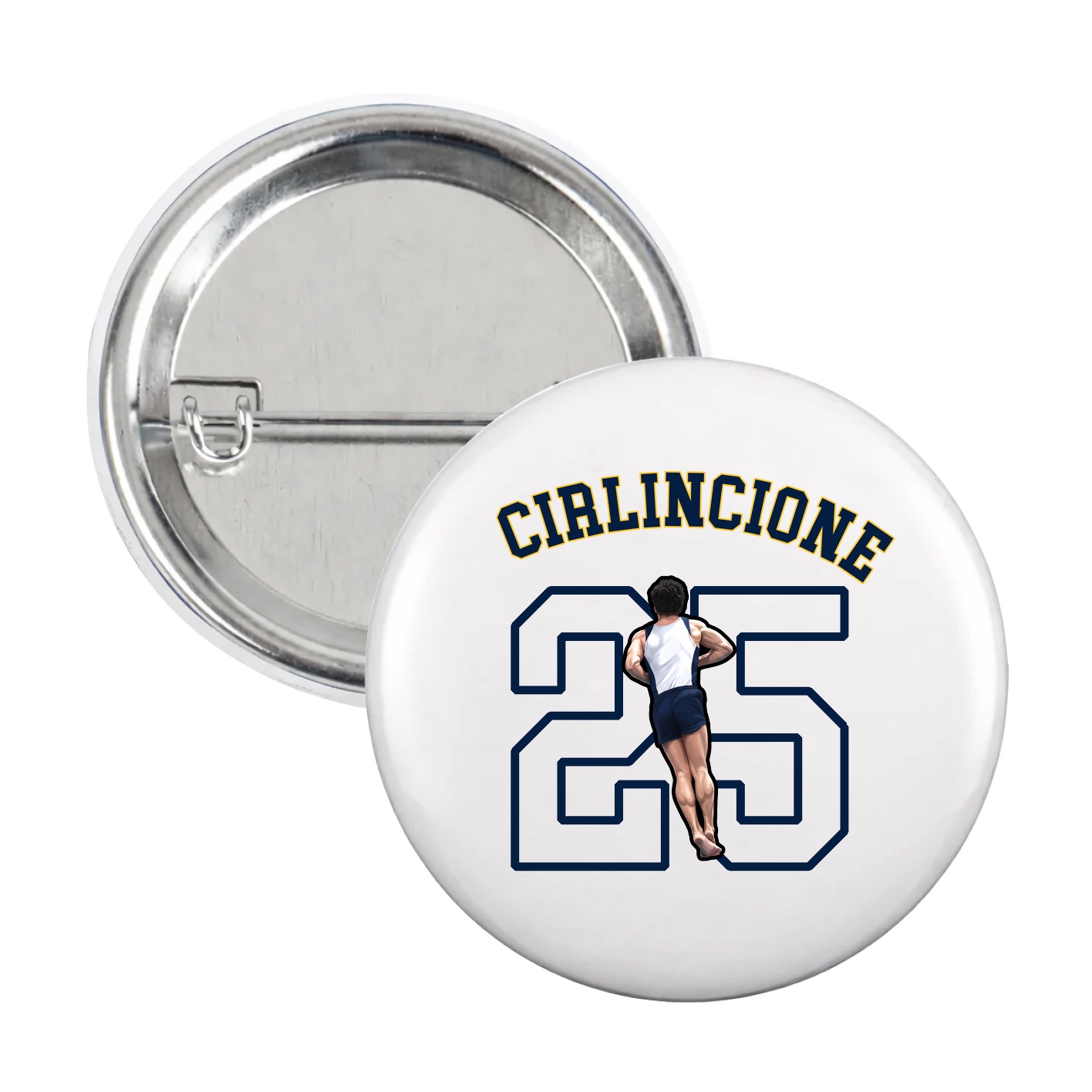 Game Day Button — Shirsey Arch in White