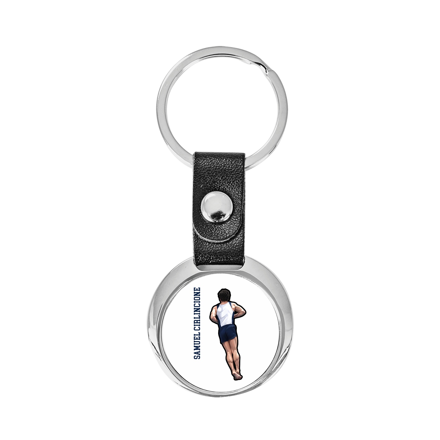 Key Chain — Name Vertical in Classic