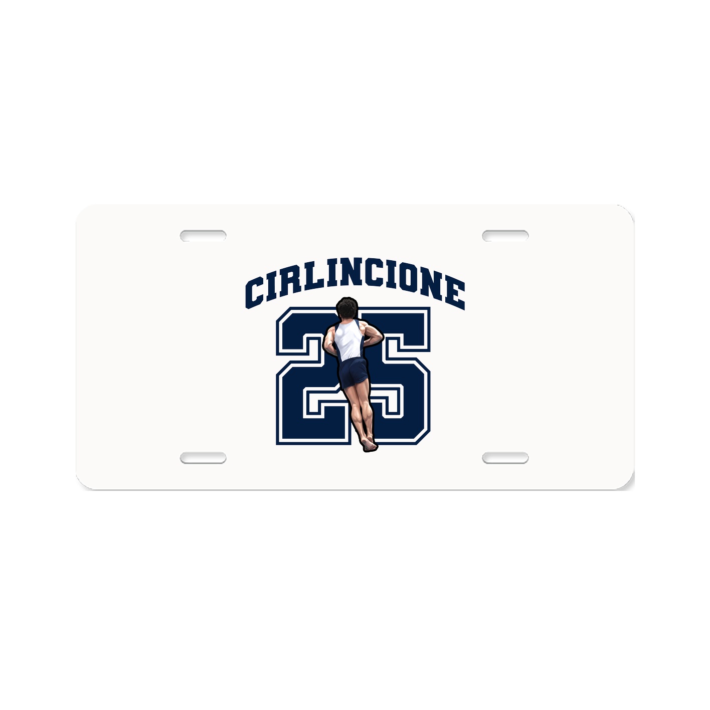 License Plate — Number in Classic