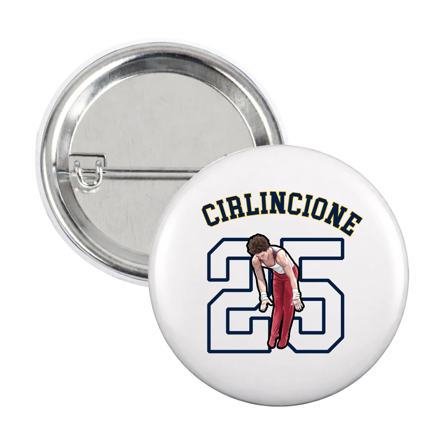 Game Day Button — Shirsey Arch in White