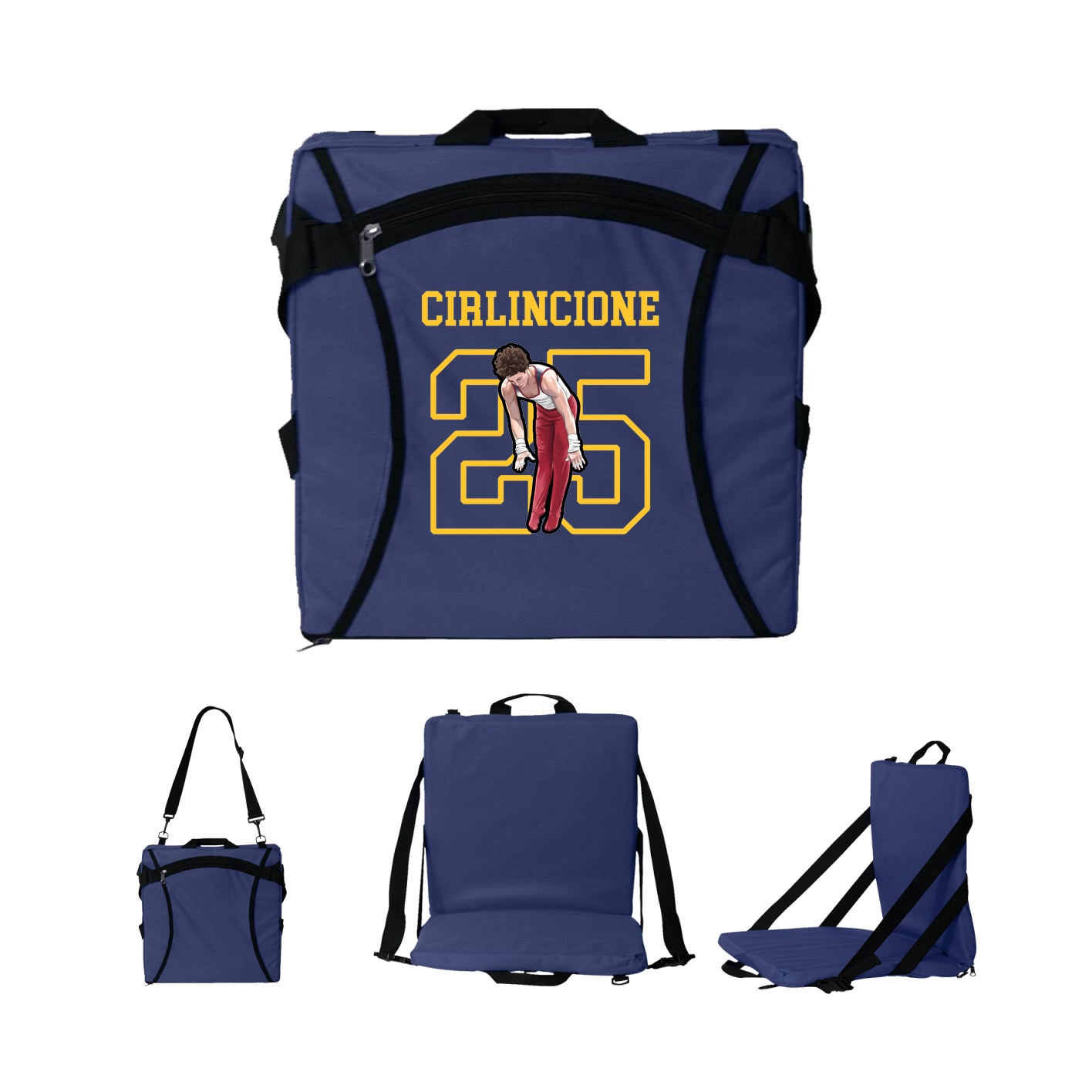 Folding Stadium Seat — Shirsey in Navy