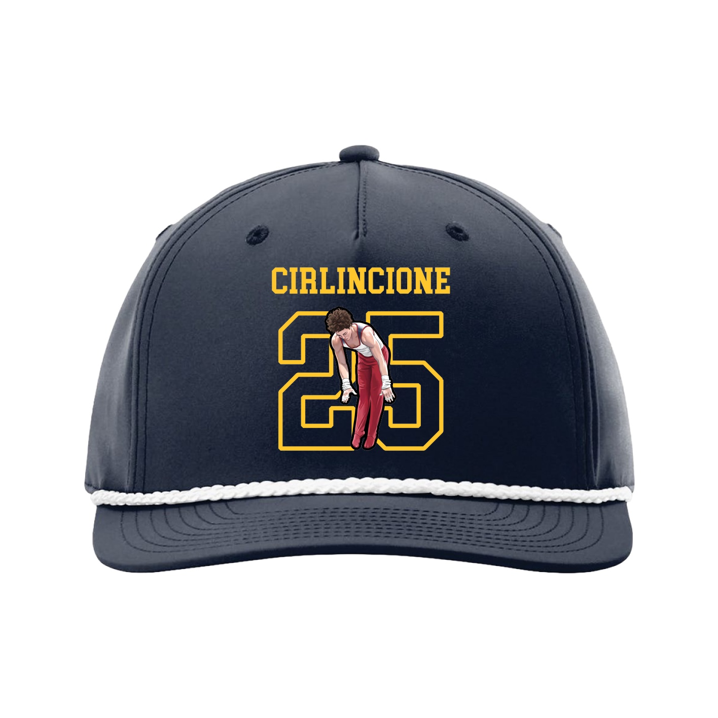Five-Panel Classic Rope Cap — Shirsey in Navy
