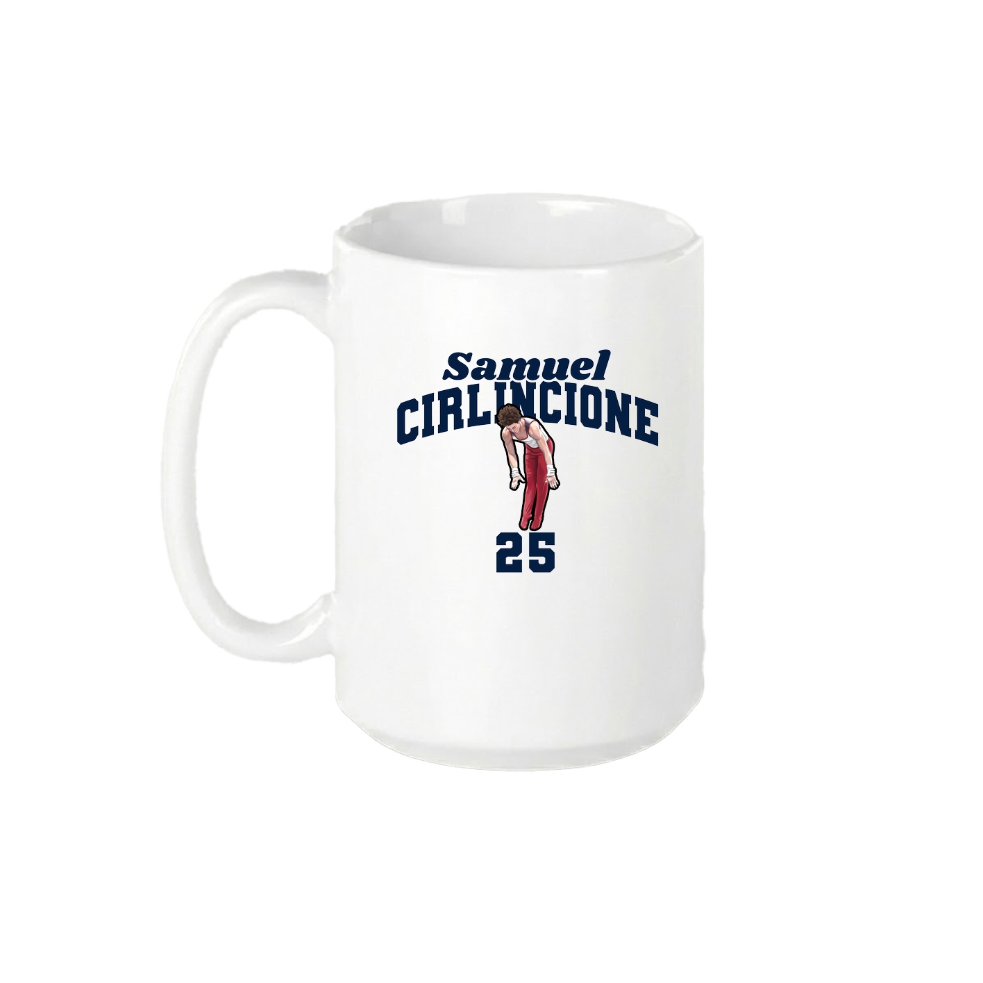 15oz Coffee Mug — Signature Arch in White