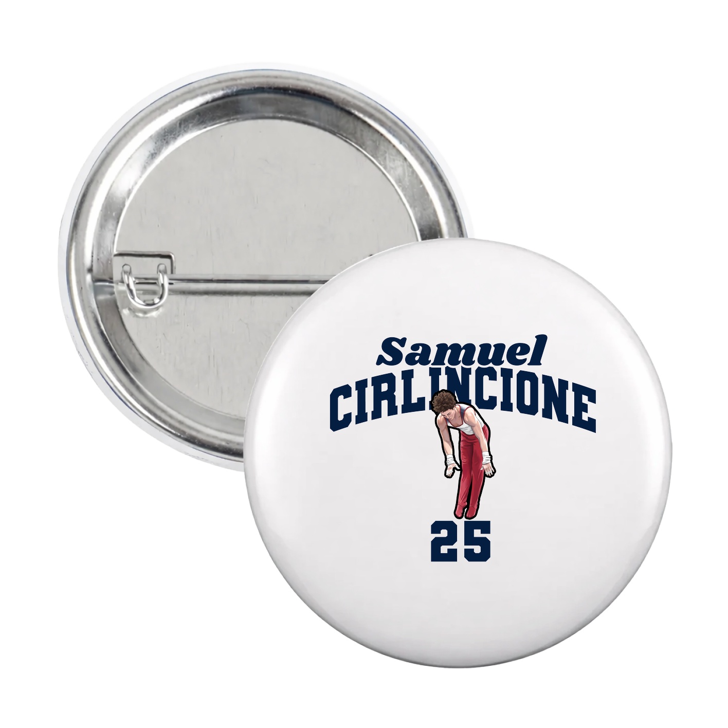 Game Day Button — Signature Arch in White