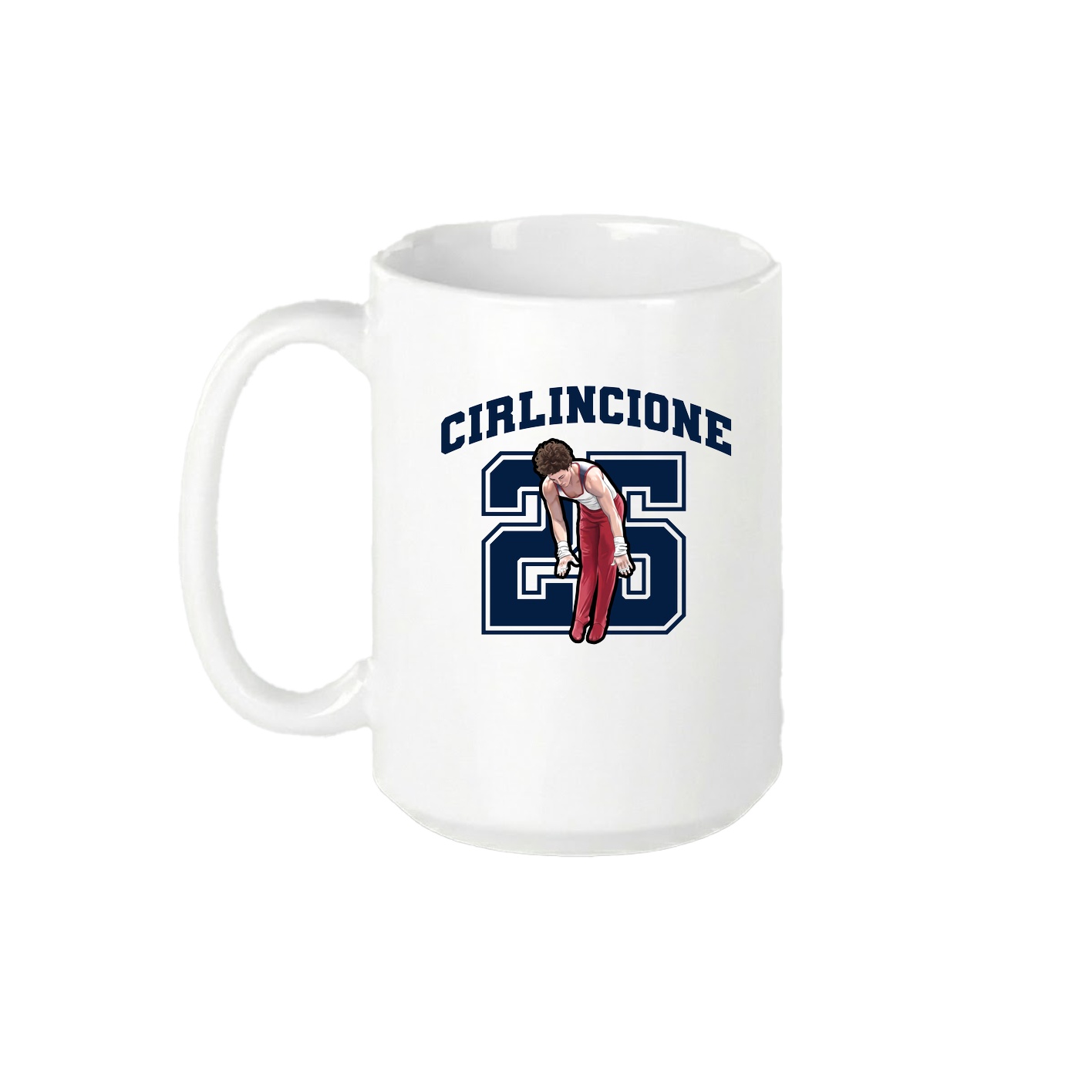 15oz Coffee Mug — Number in White