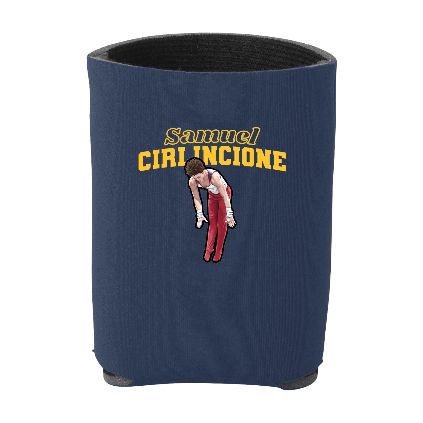 Can Holder — Name Arch in Navy